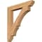 Ekena Millwork Balboa Slat Smooth Bracket, Western Red Cedar, 5 1/2"W x 40"D x 44"H BKT06X40X44BOA06SWR - alternate 1